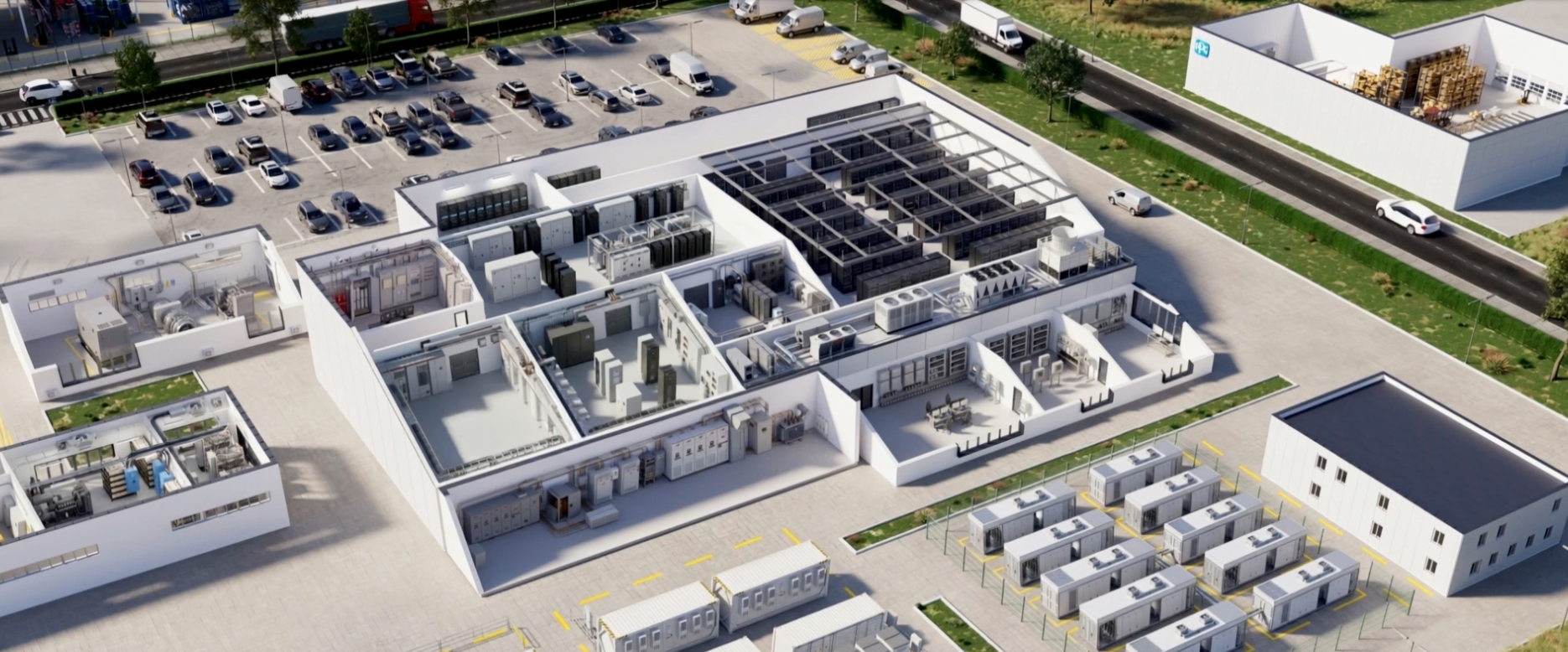 Industrial coatings for data centers
